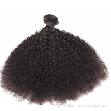 wholesale black hair products hot sale virgin brazilian afro kinky human hair weave